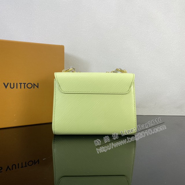 Lv路易威登2023專櫃新款Twist小號手袋 LV水波紋鏈條肩背斜挎女包 M22768 M23074 ydh5190
